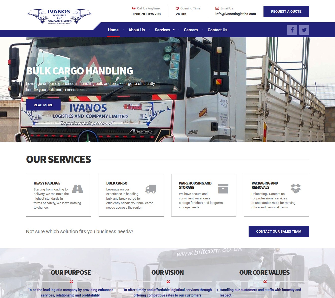 Ivanos Logistics Company Ltd